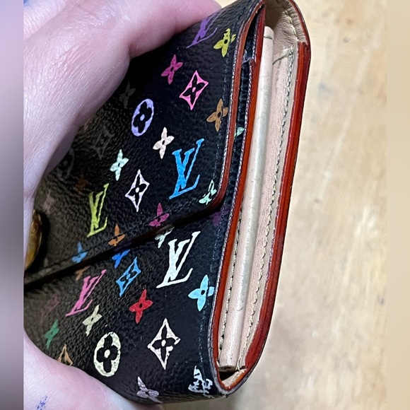 Louis Vuitton 2006 Multicolored Monogram Pattern Sarah Wallet - Picture 4 of 12